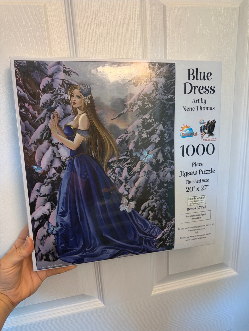 Blue Dress 1000-Piece Jigsaw Puzzle by SunsOut
